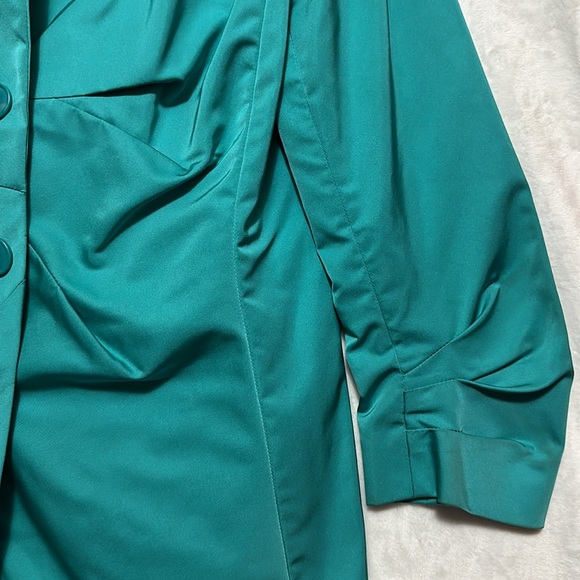 Lafayette 148 New York Women’s Teal Blazer Jacket Size 6 - Picture 5 of 7